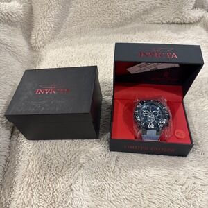Invicta Jason Taylor Swiss Ronda‎ Z60 Caliber Men's Watch 60mm, Blue 40219